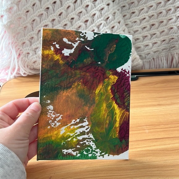 New, Original Painting, Hand Crafted By Me, Acrylic Paint, Muti Colored, Purple - Picture 2 of 4